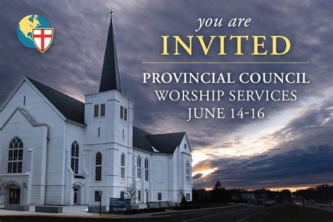 invitation to provincial council worship services the anglican church in north america
