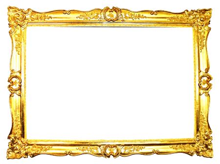 Ornate Gold Frame Transparent Png Stickpng