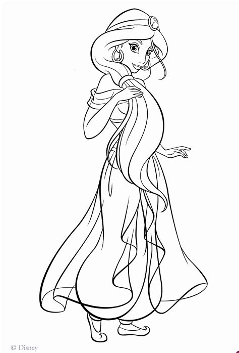 National flower colouring page jasmine coloring pages. Disney Jasmine Coloring Pages at GetColorings.com | Free ...
