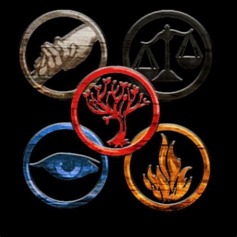 Divergent Faction Symbols Eye Erudite Fire Dauntless Tree Amity