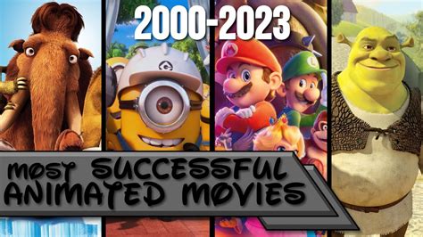 Most Successful Animated Movies 2000 2023 💰💵 Youtube