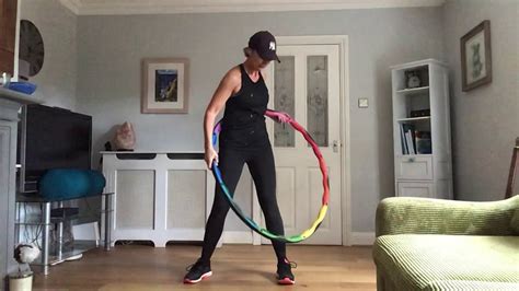 Weighted Hula Hoop Workout For Beginners Part 2 20 Mins Youtube