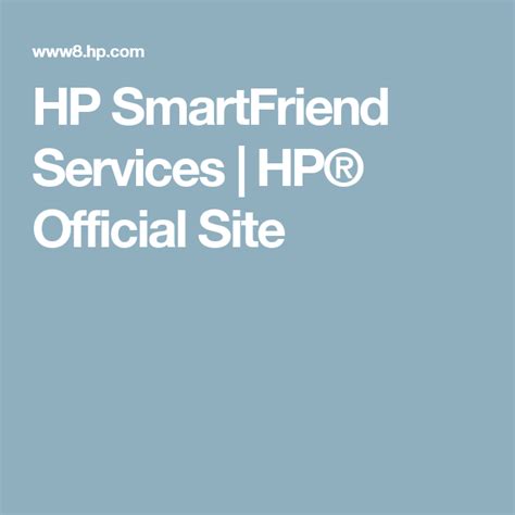 Hp Smartfriend Services Hp Official Site Site Malware Removal