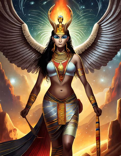 Egyptian God Ra Female 1 By Reddragowolf On Deviantart
