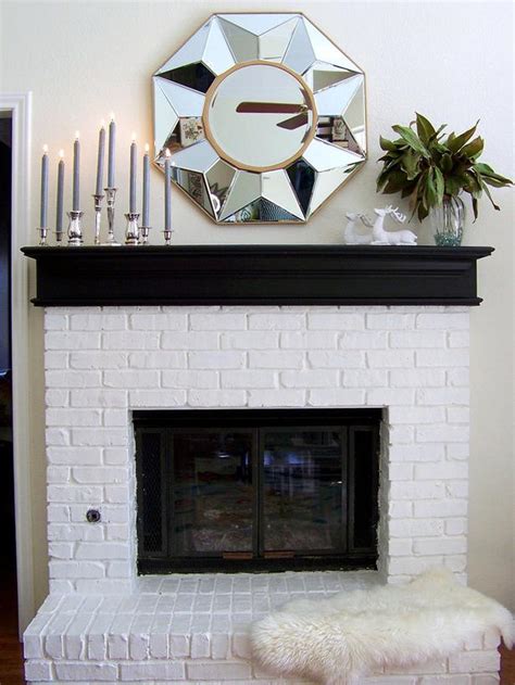 Bring A White Brick Fireplace To Your Life And House Fireplace