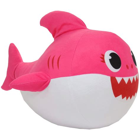 Baby Shark Kids Mommy Shark Bedding Plush Cuddle And Decorative Pillow