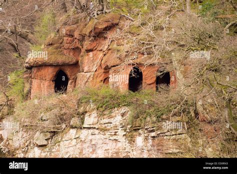 Lacys Caves On The Banks Of The River Eden Near Little Salkeld In