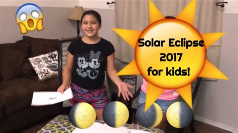 When autocomplete results are available use up and down arrows to review and enter to select. Solar Eclipse 2017 for Kids! Vlog #64 - YouTube