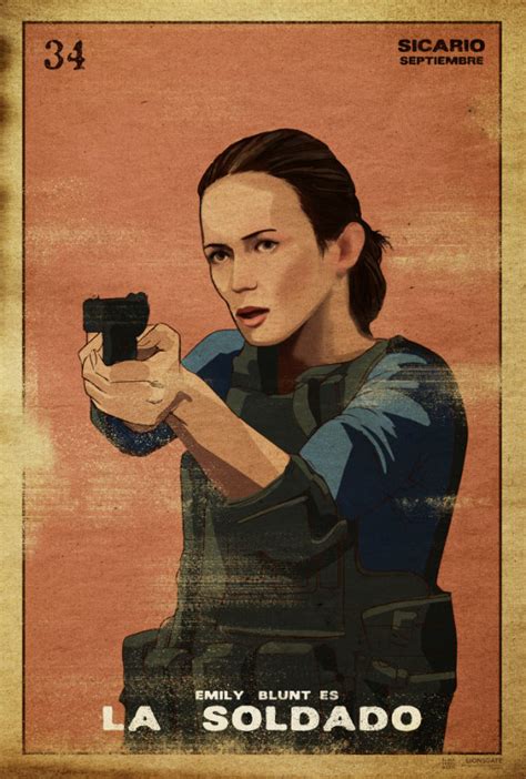 And mexico, an idealistic f. Exclusive: 'Sicario' Loteria Card Posters Feature Emily ...