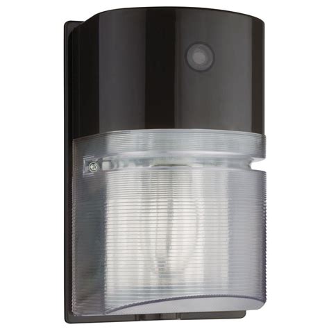 Sconces can be evenly placed in long and short hallway spaces to keep even illumination as you move through your home. Lithonia Lighting Bronze Metal-Halide Outdoor Wall-Mount ...