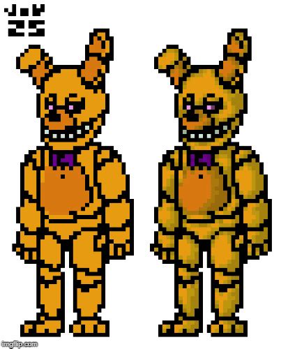 Fnaf 3 Minigame Sprites 3 Springtrap By Daunderspriter On Deviantart