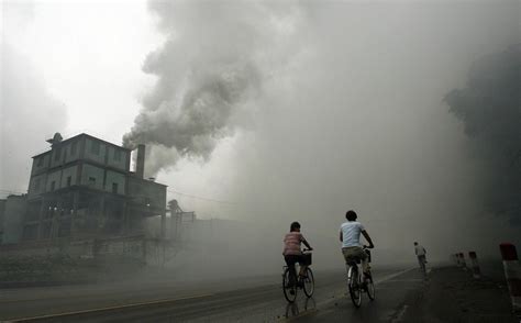 The principal cause of chinese air pollution is coal combustion (for industrial processes, space heating and power generation). China's industry exporting air pollution to U.S., study ...