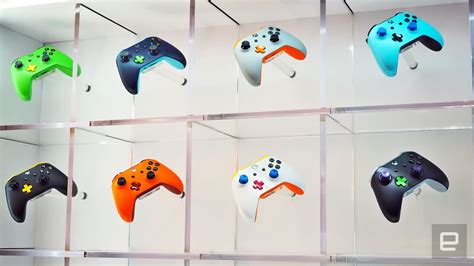 Look At Xbox Ones Colorful Custom Made Controllers Engadget