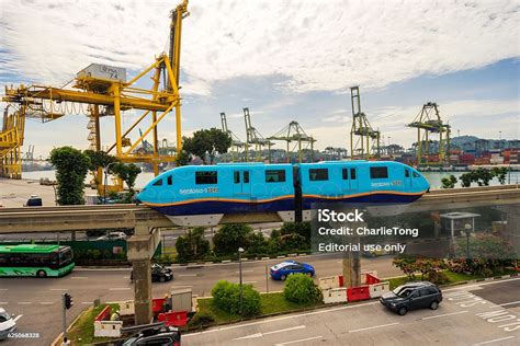 Sentosa Express Monorail Train In Singapore Stock Photo Download