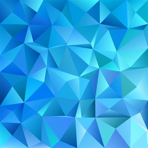 Free Vector Blue Geometric Abstract Chaotic Triangle Pattern