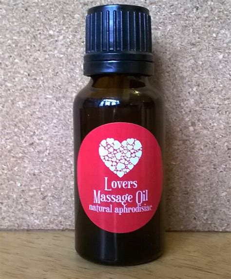 Items Similar To Lovers Massage Oil Natural Aphrodisiac 20ml On Etsy