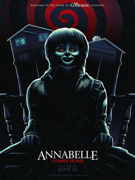 Annabelle Comes Home In Artwork Poster Artwork The Conjuring