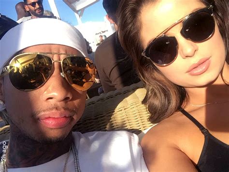 tyga parties with lingerie model demi rose mawby in cannes following kylie jenner split e news