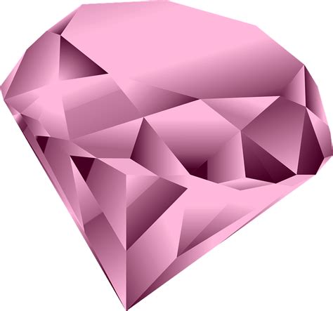 Glitter Pink Diamond Clipart Vlrengbr