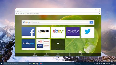 The browser has unmatchable speed when it comes to compressing data and loads heavy web pages. An alternative browser for Windows 10