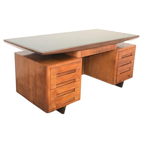 A Rare And Important Gio Ponti Desk Italy 1950s At 1stdibs