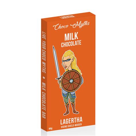 Chocolate Bars Lagertha Milk Chocolate Bar 80g