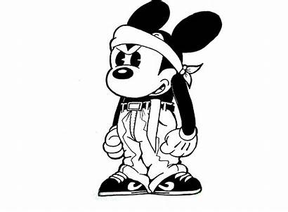 Gangsta Mouse Drawing Mickey Clipart Clipartmag
