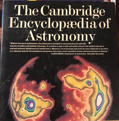 The Cambridge Encyclopedia Of Astronomy By Simon Mitton Editor Very
