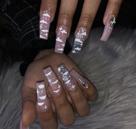 10+ Best For Aesthetic Acrylic Nails Square - Ring's Art