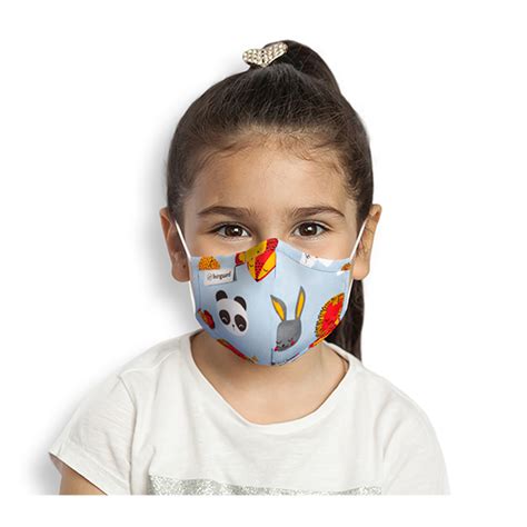 Buy Livinguard Kids Street Face Mask Rabbit Print Xs Blue Pack