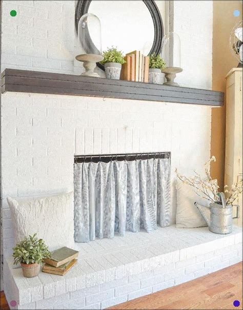 Heat escaping up your chimney. Diy Fireplace Curtain. Imaginative And Simple Way To Cover ...