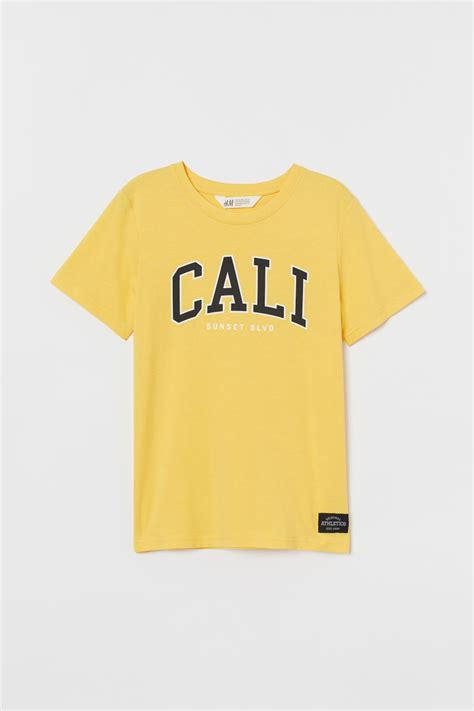 Printed T Shirt Yellowcali Kids Handm Us