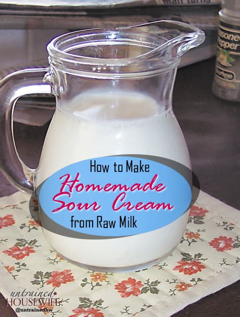 Well, aside from pasteurization, there are some things you should take note of consuming sour cream during pregnancy. How to Make Homemade Sour Cream From Raw Milk
