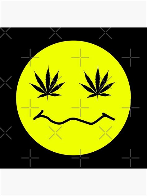 Funny Weed Emoji Photographic Print By Carolann88 Redbubble