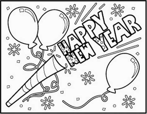 Preview of the 24 printable year at a glance calendars for 2021. New Year Printable Coloring Pages | New year coloring ...