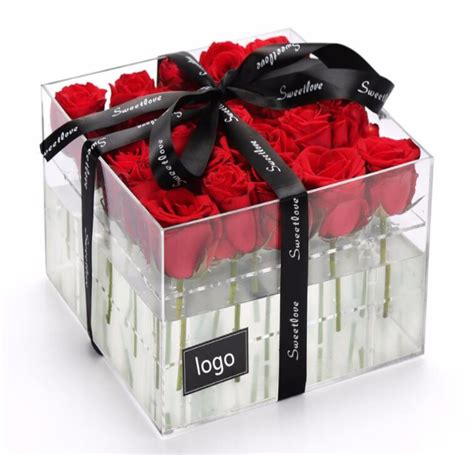 Get the best deal for clear gift boxes from the largest online selection at ebay.com. Custom Wholesale Transparent Acrylic Rose Flower Gift Box ...