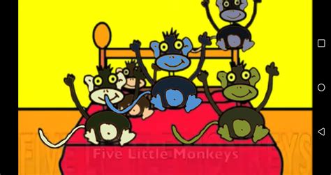 Thehappyape Fïve Lïttle Monkeys Jumpïng On The Bed Chïldrens Song