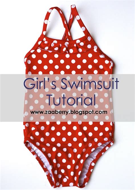 How To Sew A Girls One Piece Swimsuit Free Pattern Pretty Prudent