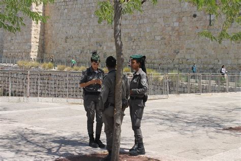 Israeli Female Police Officers Jerusalem Israel Smithsonian Photo