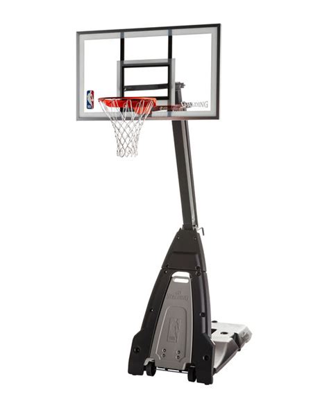 Spalding The Beast Glass Portable Basketball Hoop System