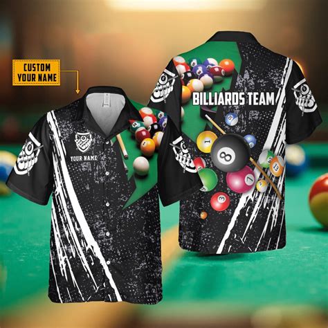 Personalized Billiards Team Hawaiian Shirt Gifts For Bachelor Etsy