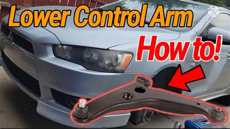 Mitsubishi Lancer Outlander How To Replace Lower Control Arm
