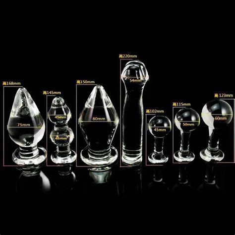 Aliexpress Com Buy Pcs Set Different Large Glass Anal Plug Big Dildo Anal Beadsbuttplug Gay