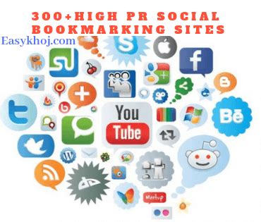 Top Free Do Follow High PR Social Bookmarking Sites List