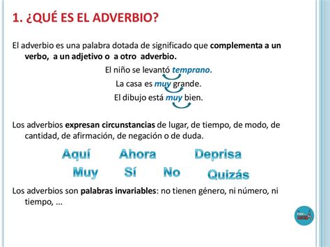 Los Adjetivos Y Los Adverbios Los Adjetivos Y Los Adverbios Images