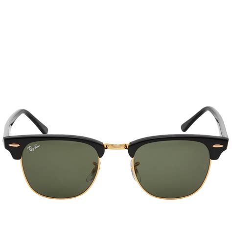 Ray Ban Clubmaster Sunglasses Black End Europe