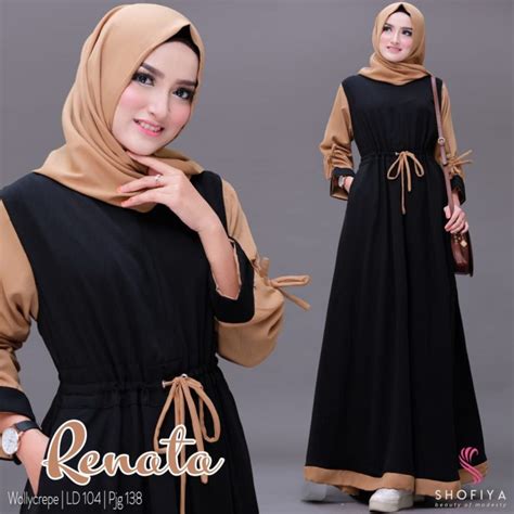 / modern, remaja, anak perempuan, azzahra, lyra virna, tanah abang, murah, terbaru. Model Baju Gamis Terbaru 2019 Untuk Remaja - Ragam Muslim
