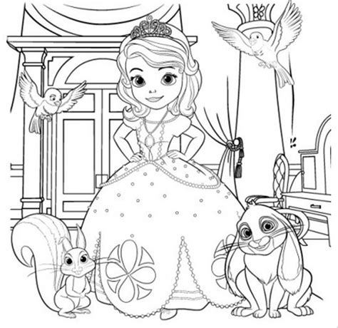 The nicest, prettiest, funniest, biggest, most beautiful, and nicest sofia the little princess have you found on mycoloringpages.net! Sofia the First Coloring Pages