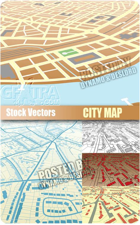 City Map Stock Vectors Gfxtra