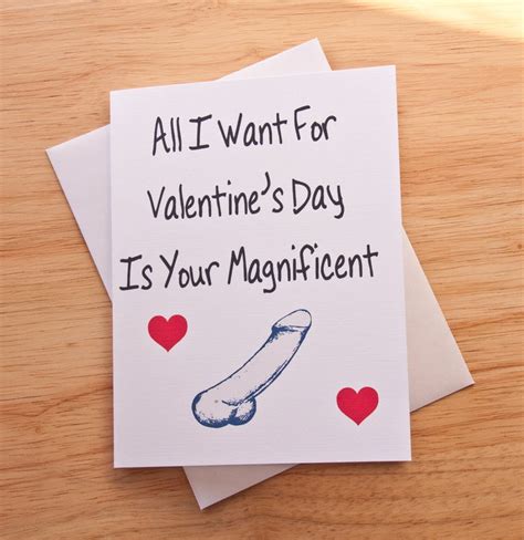 Valentines Card Naughty Card Dirty Card Boyfriend T Etsy